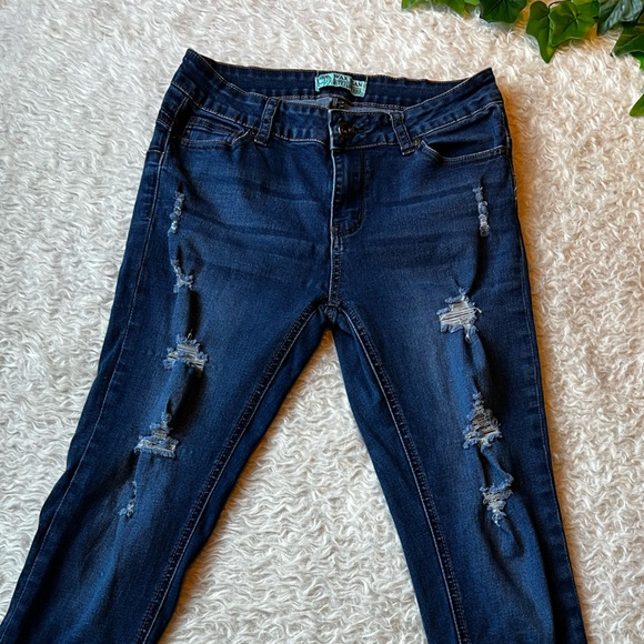 Wax Jeans distressed skinny jeans - Picture 3 of 13
